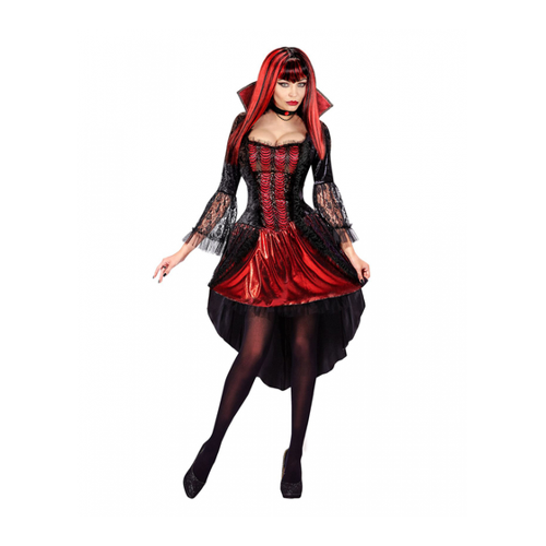 Bild von Vampiressa Bethany Damenkostüm – Verkleidung für Halloween und Mottopartys