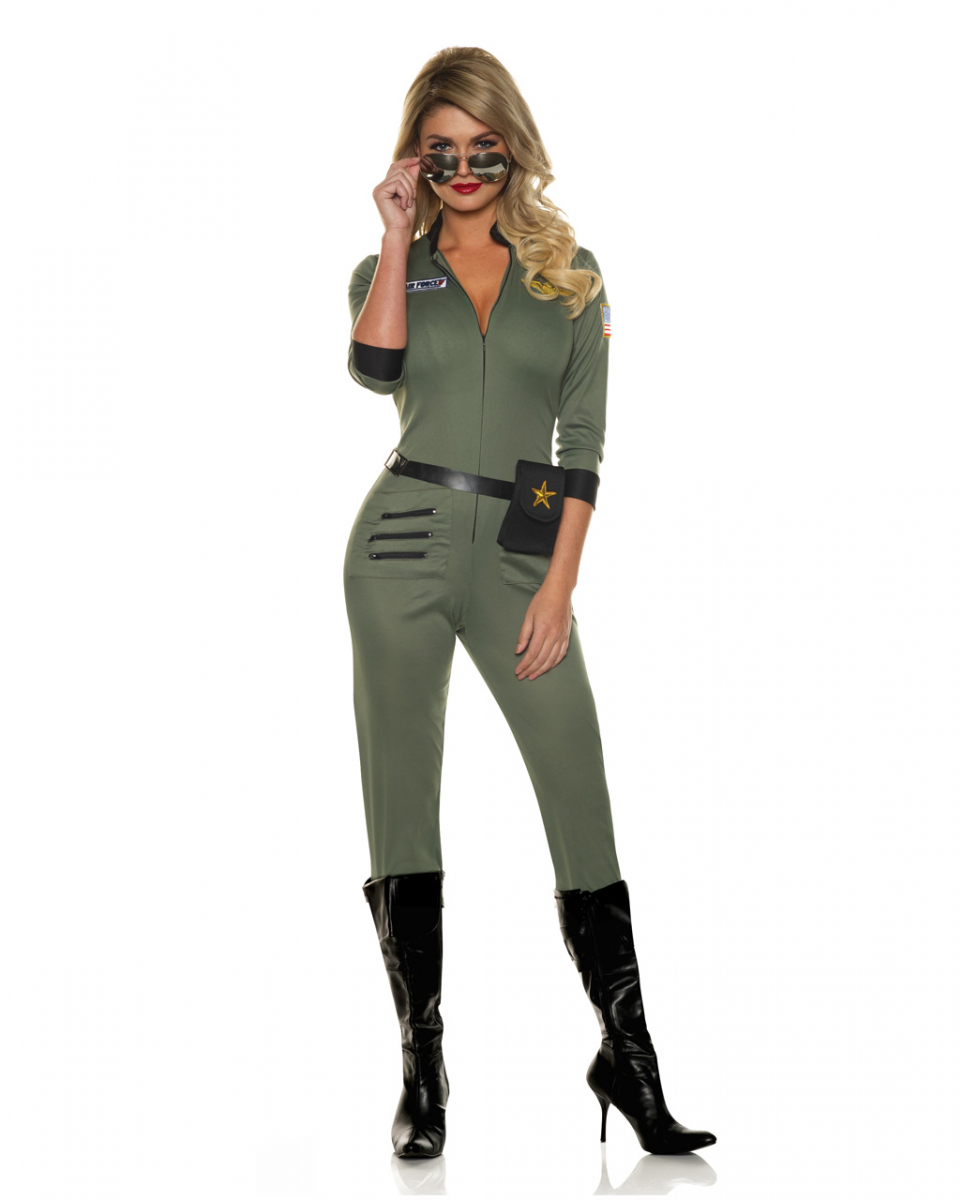 Bild von Sexy Airforce Pilotin Kostüm L