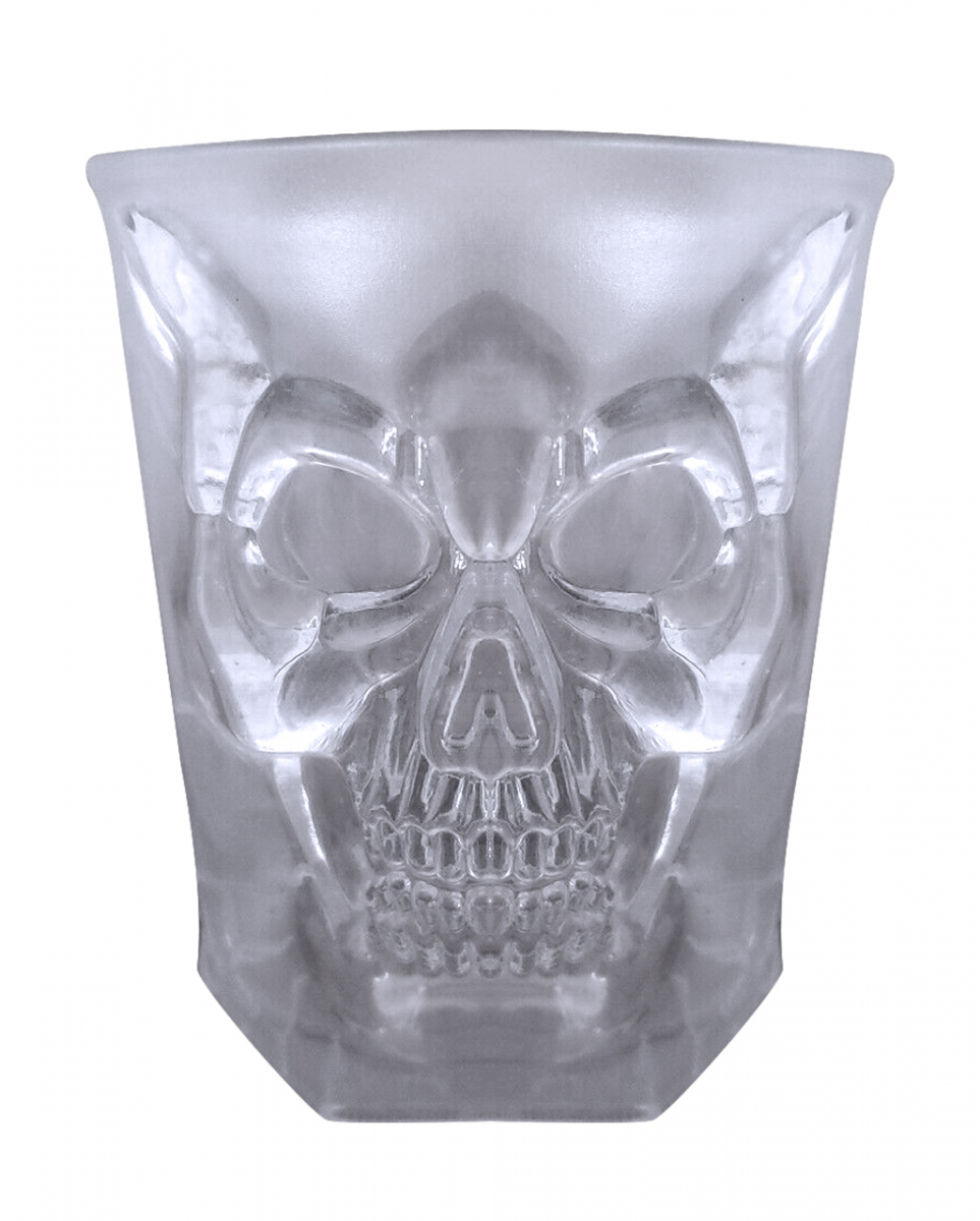 Bild von Totenschädel Whisky Glas