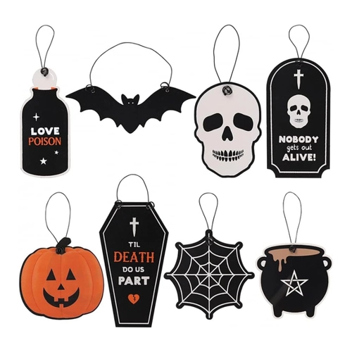 Bild von Spooky Halloween Mini Schild online bestellen ?