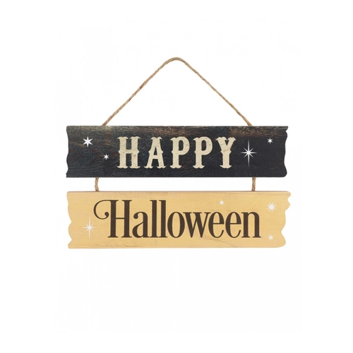 Bild von Traditionelles Happy Halloween Hängeschild ordern!