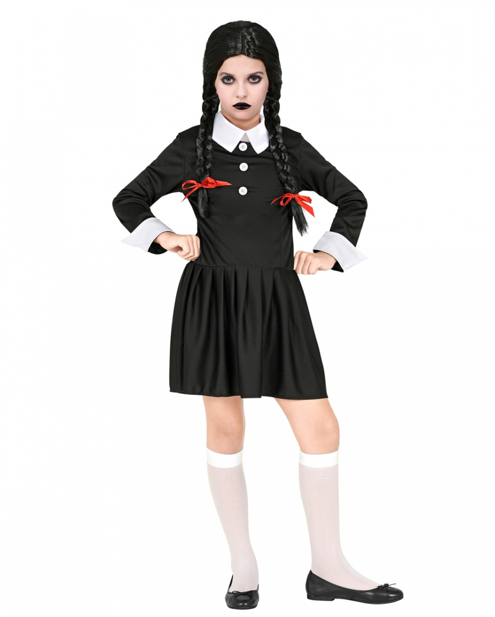 Bild von Gothic Family Girl Kinderkostüm L / 11-13 Jahre