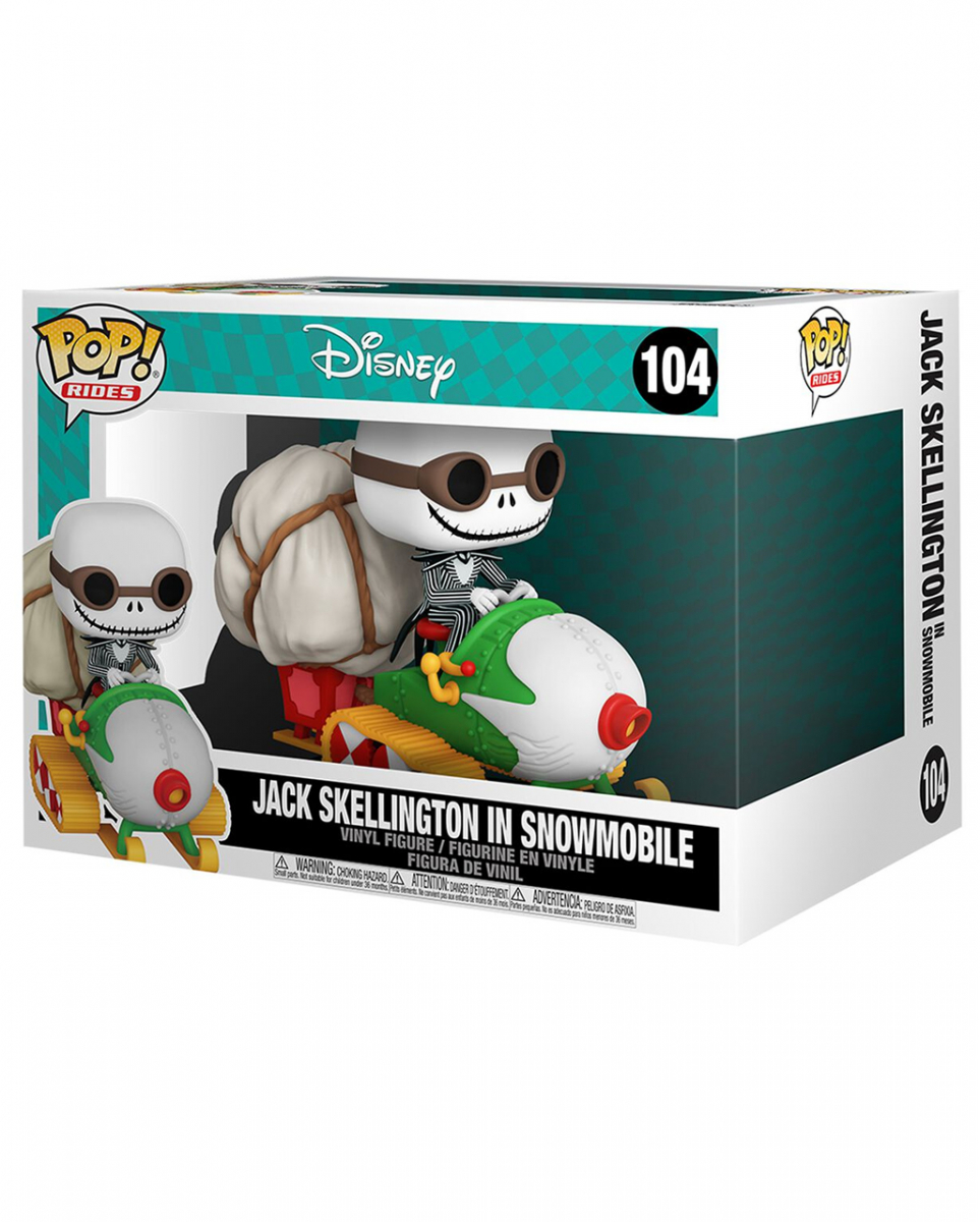 Bild von NBC Jack Skellington in Snowmobile Funko POP! Figur