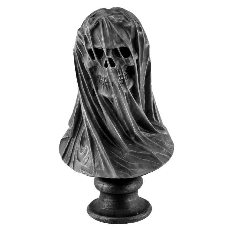 Bild von Dark Veil Totenschädel Büste 21cm