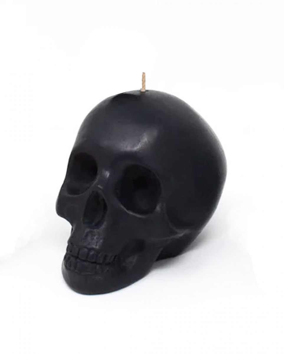 Bild von Horror-Shop Kerzenständer Medium Totenkopf Duftkerze mit Vanille Aroma 8cm