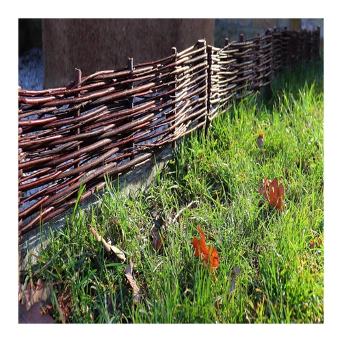 Bild von 9 Beeteinfassungen aus Weide 30x50cm | Aquagart Weidezaun
