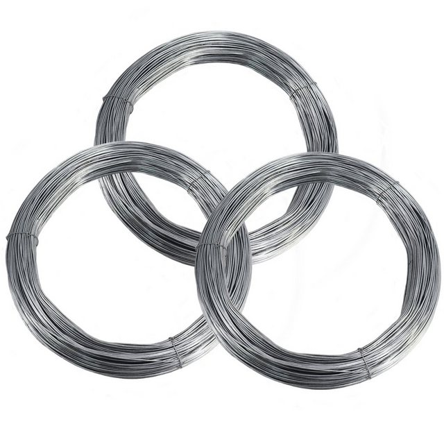Bild von Aquagart Spanndraht 1000m Spanndraht 2,5mm für Wildzaun Forstzaun Weidezaun, (1St)