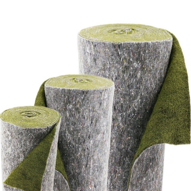 Bild von Aquagart Teichvlies 28m x 1m Ufermatte grün Böschungsmatte Teichrandmatte, Verkleben, (1-St)