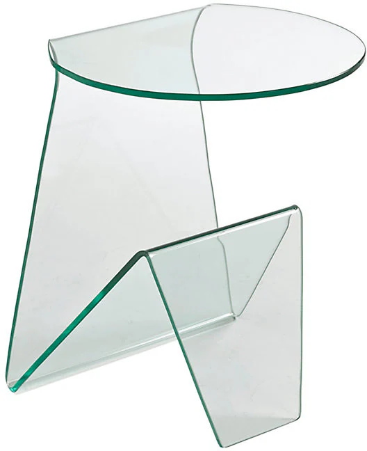 Bild von Concept GmbH Beistelltisch in Klarglas, Glas - 45x41x41cm (BxHxT)