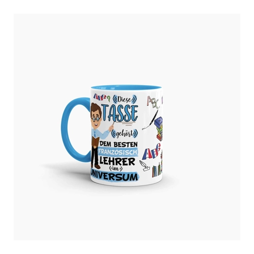 Bild von Tasse Bester Englisch-Lehrer im Universum - Schule/Abi/Abschied/Geschenk-Idee/mit Spruch/Innen & Henkel Schwarz, Tasse - Bester Englisch-Lehrer im Universum - Schwarz