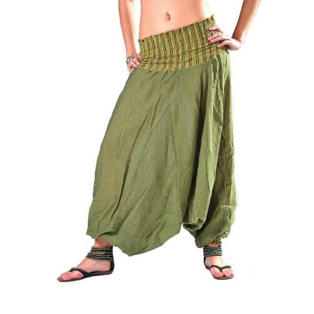Bild von Haremshose Pumphose Aladinhose Pluderhose Yoga Goa Sarouel Baggy Aladin Freizeithose Ranya