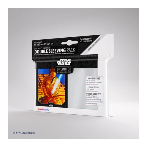 Bild von Star Wars: Unlimited Art Sleeves Double Sleeving Pack - Luke Skywalker (Einzelartikel)