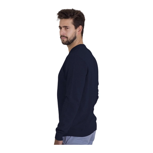 Bild von BlauerHafen Herren Slim-Fit Pullover – Eleganz trifft Komfort