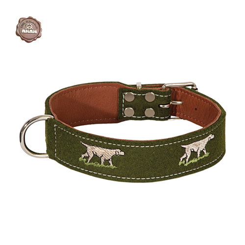 Bild von AKAH Filz Halsband – Stilvolles Accessoire für Hunde-Liebhaber