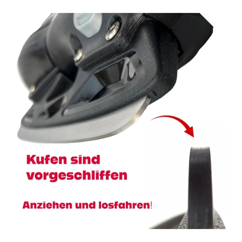 Bild von Cox Swain verstellbare Schlittschuhe Black Ice für Kinder und Erwachsene