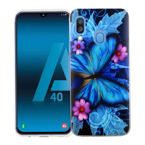 Bild von König Design Handyhülle für Samsung Galaxy A40 - Schutzcase Backcover Bumper in Blau