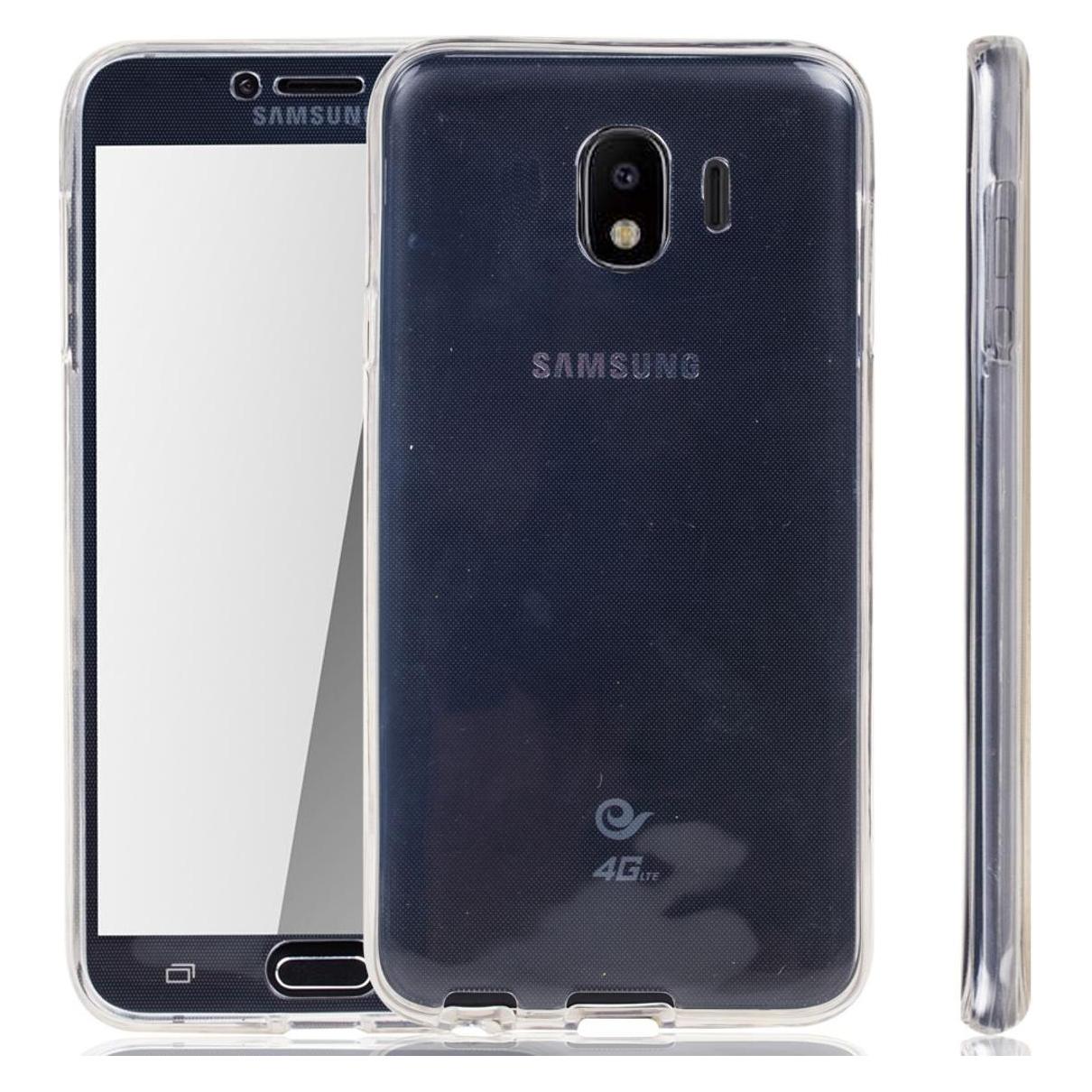 Bild von König Design Handyhülle für Samsung Galaxy J4 Schutzcase Backcover Bumper Etuis Transparent (Samsung Galaxy J4), Smartphone Hülle, Transparent