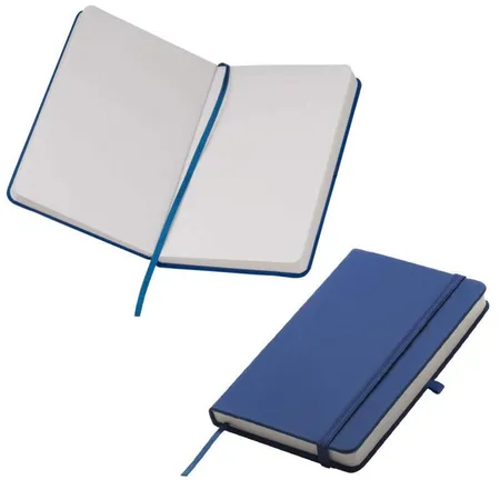 Bild von Easy Gifts Notizbuch im samtweichen PU-Hardcover mit 160 blanko Seiten, DIN A6, blau
