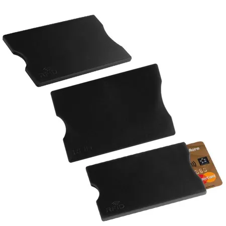 Bild von Easy Gifts Kartenetui 5x RFID Kartenetui / Farbe: schwarz