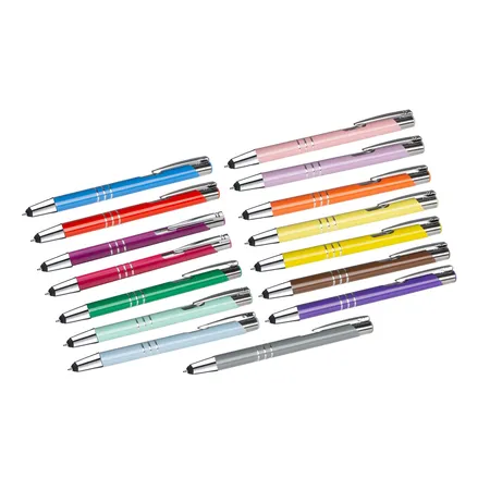 Bild von Livepac Office Kugelschreiber 15 Touchpen Kugelschreiber aus Metall / 15 verschiedene Farben