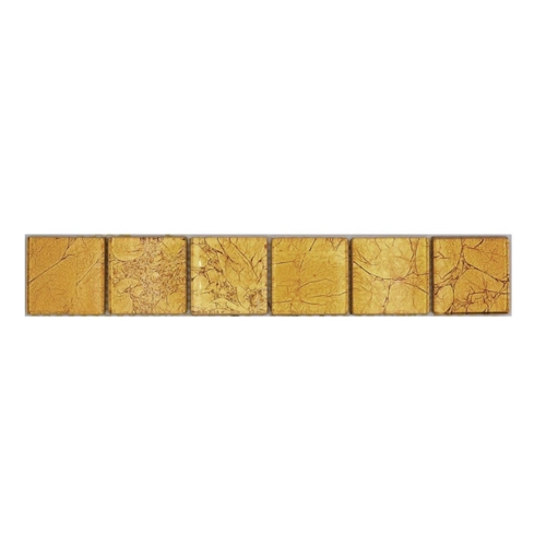 Bild von Bordüre Borde Mosaik gold glänzend – Vielfältige Anwendungsmöglichkeiten für Ihr Zuhause