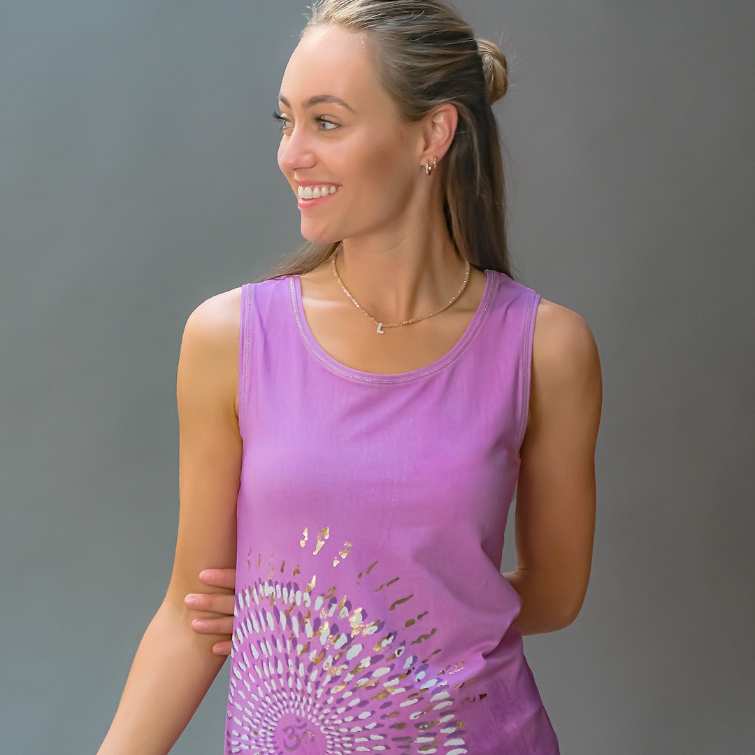 Bild von Yoga-Top - Peace OM - Viola