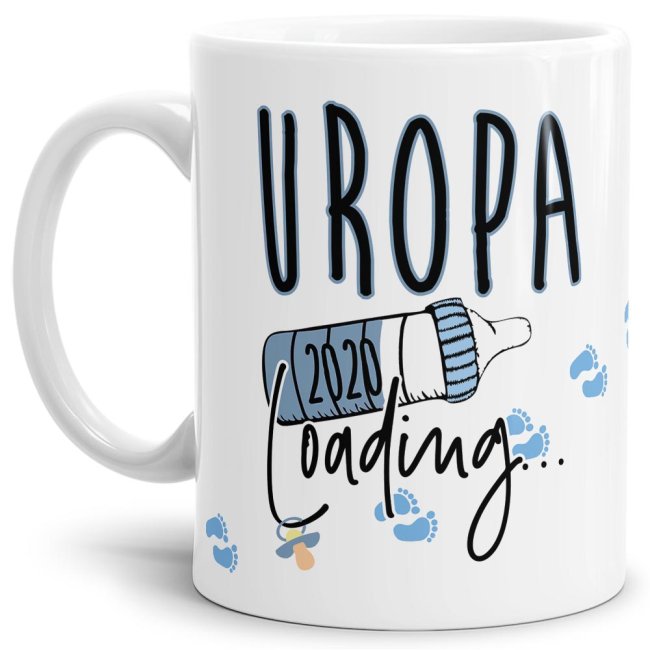 Bild von Tasse Babynews - Du wirst Uropa 2020 - Weiß