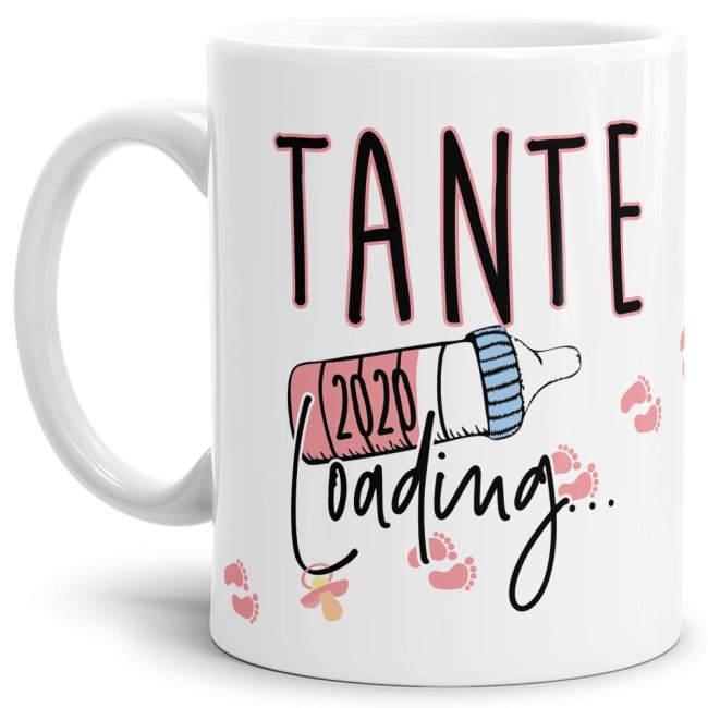 Bild von Tasse Babynews - Du wirst Tante 2020 - Weiß