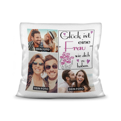 Bild von Kissen mit Fotocollage - Ein ganz persönliches Geschenk