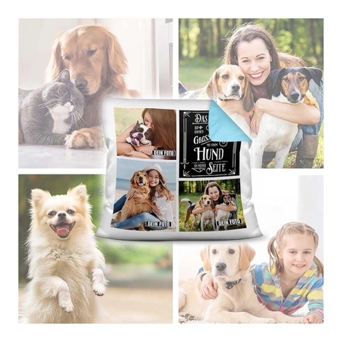 Bild von Kissen - Fotocollage - Großartig - mit drei Fotos