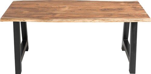 Bild von SalesFever Esstisch, mit Tischgestell A-Form, Akazienholz - braun