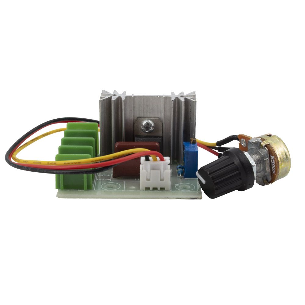 Bild von PWM Drehzahlregler 2000W, 50-220V/AC, 25A mit Kabel