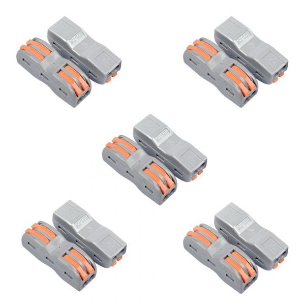 Bild von 5x Universal Kabelverbinder 2-polig