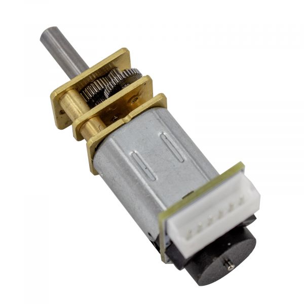 Bild von Mini DC Getriebemotor N20 6V mit Hallsensor Encoder 250 RPM