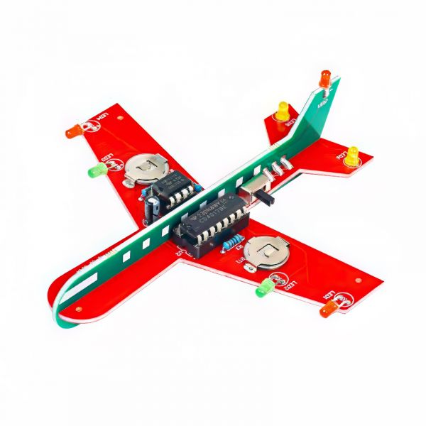 Bild von Olimex Bausatz Flugzeug mit LEDs SLD-KIT-AIRPLANE