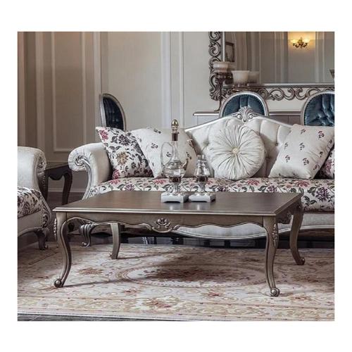 Bild von Casa Padrino Luxus Barock Couchtisch Silber – Eleganz für Ihr Wohnzimmer
