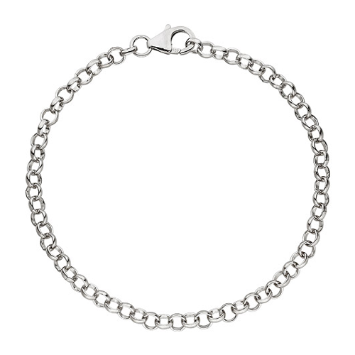 Bild von SIGO Armband für Charms 925 Sterling Silber 19 cm Erbsarmband