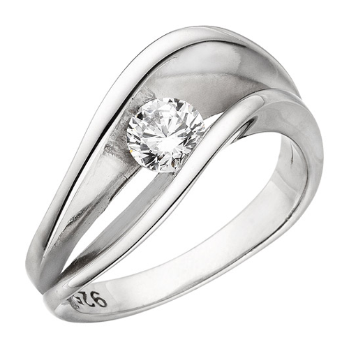Bild von SIGO Damen Ring 925 Sterling Silber mit Zirkonia