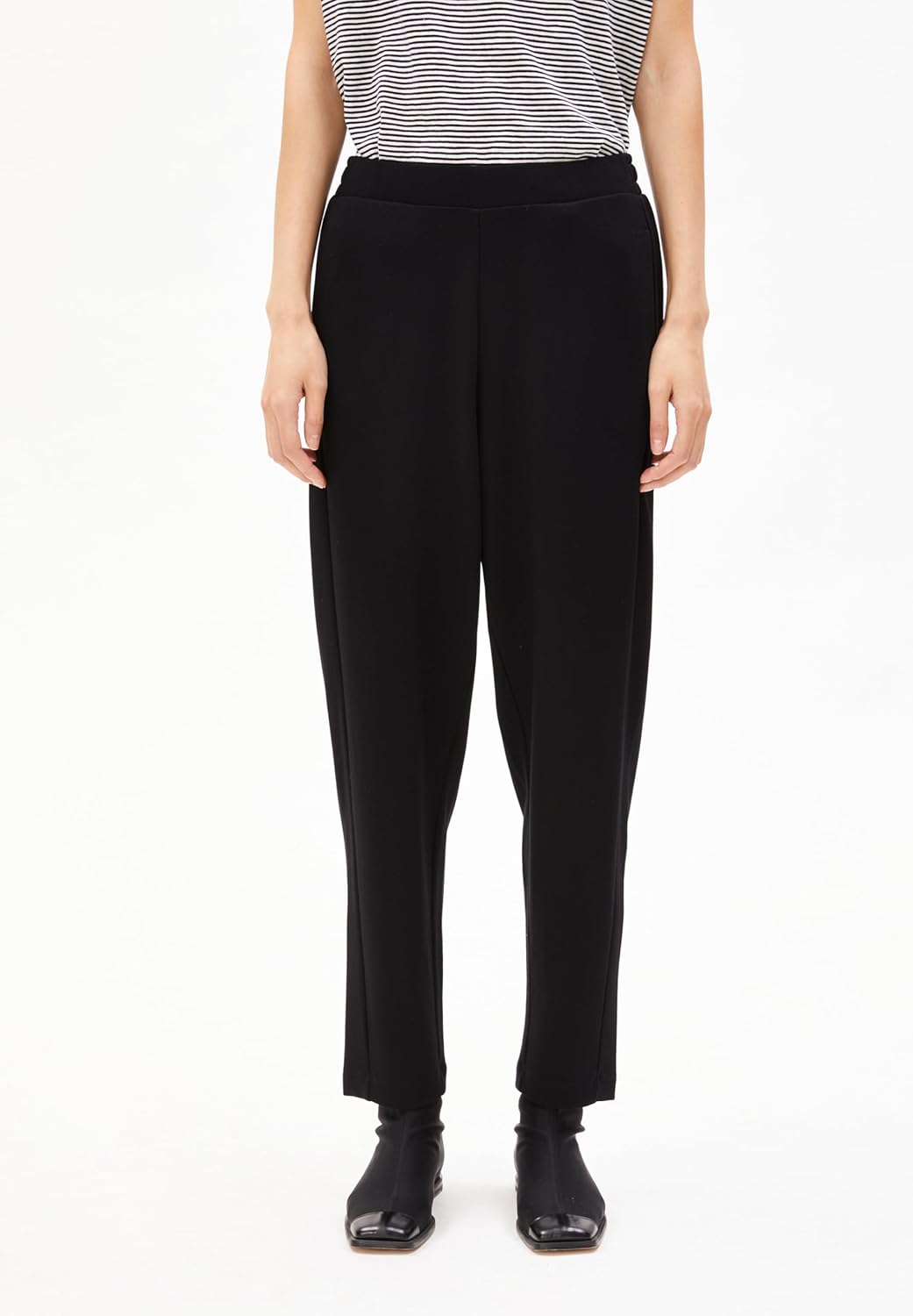 Bild von ARMEDANGELS MAGDAALENA - Damen Jerseyhose aus LENZING™ ECOVERO™ Mix M Black Hose Jersey Regular fit