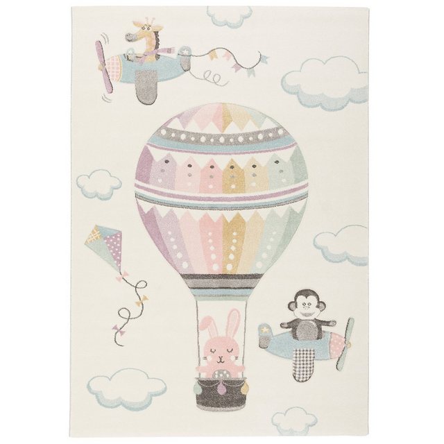 Bild von Pergamon Kinderteppich Kinder Teppich Maui Kids Heißluftballon, Rechteckig, Höhe: 13 mm