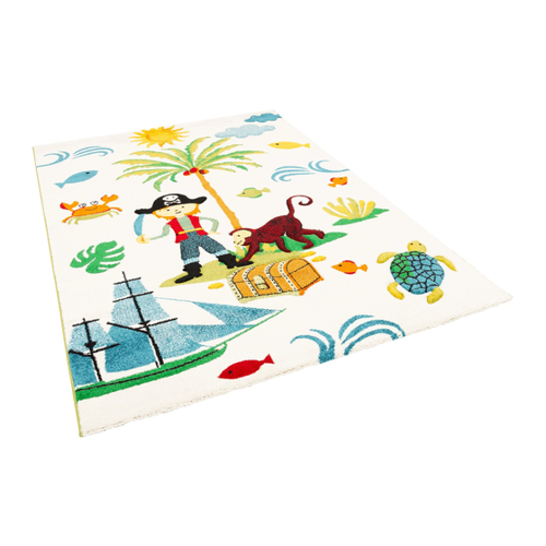 Bild von Pergamon Kinder Teppich Maui Kids Piratenwelt Bunt 160x230cm