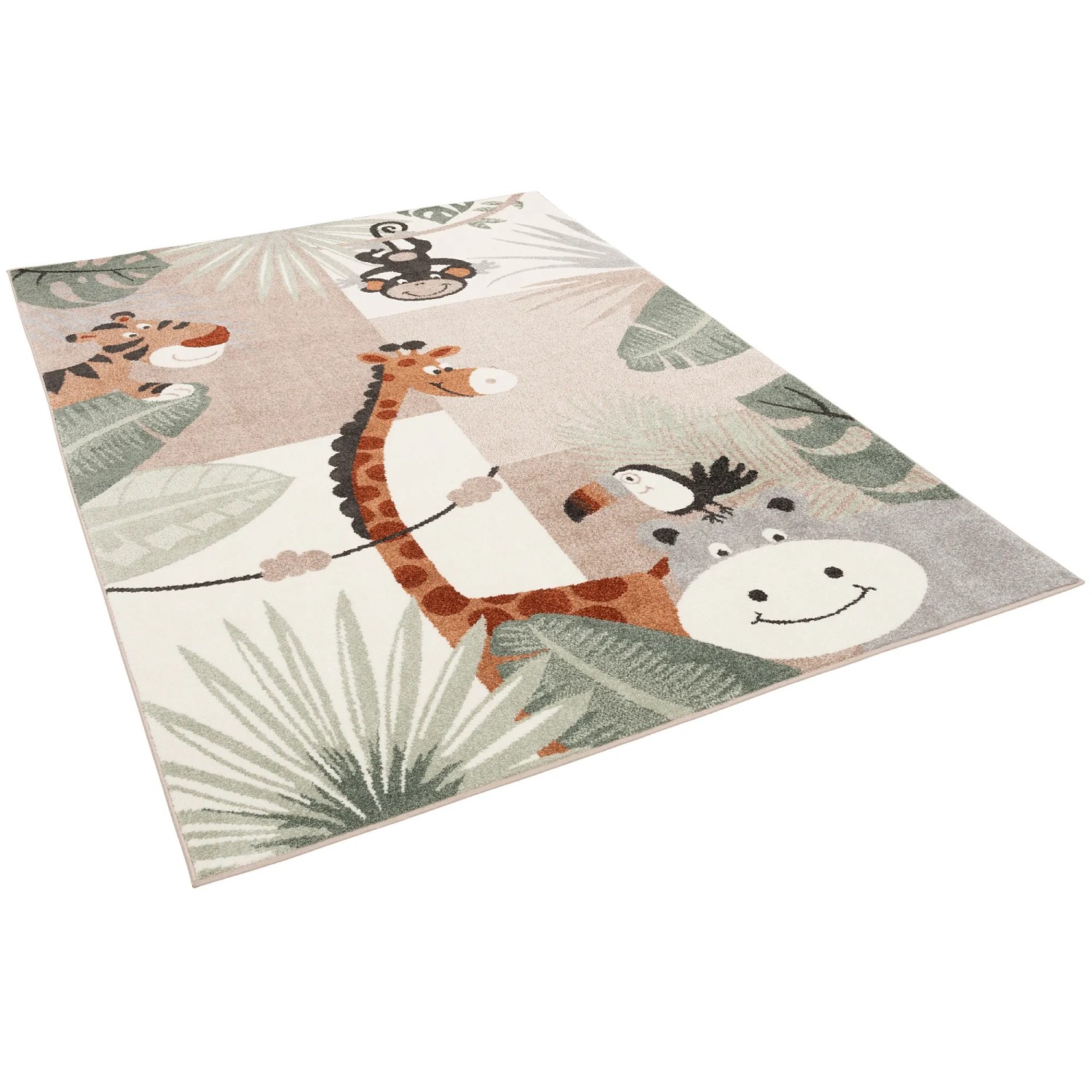 Bild von Pergamon, Kinderteppich, Softstar Kids Tierwelt (140 x 200 cm)