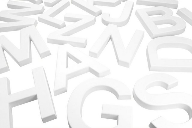 Bild von Grand Decor Wanddekoobjekt Buchstaben (3D Buchstaben PU stoßfest 200mm Höhe)
