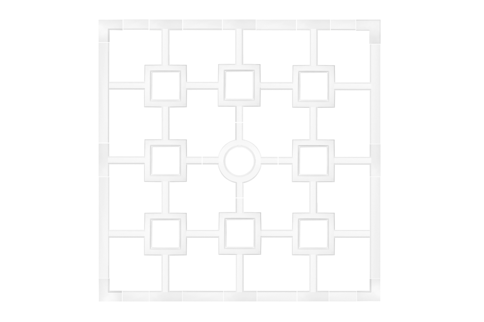 Bild von 2 Meter | Flachleiste | Segment | PU | stoßfest | Hexim Perfect | 114x60mm | AD394_2