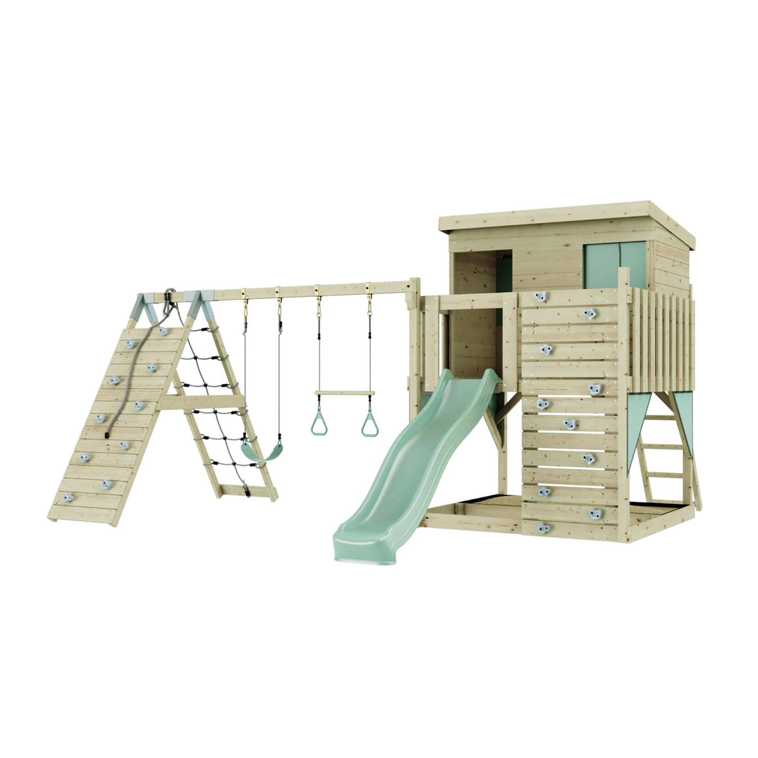 Bild von PolarPlay Spielturm Aksel Mintgrün