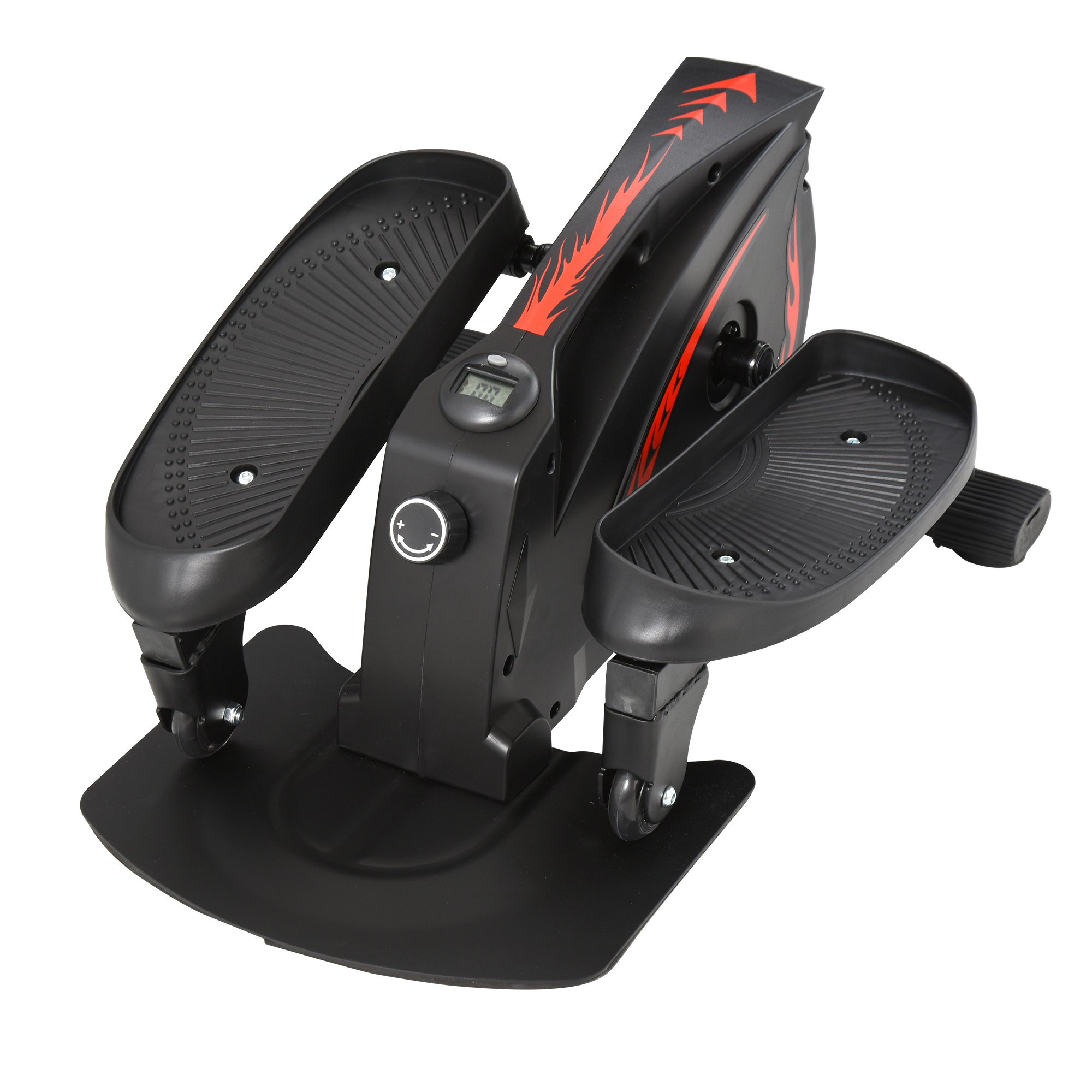Bild von HOMCOM Mini Stepper Heimtrainer LCD Monitor stufenlos einstellbarer Widerstand Stahl A90-216
