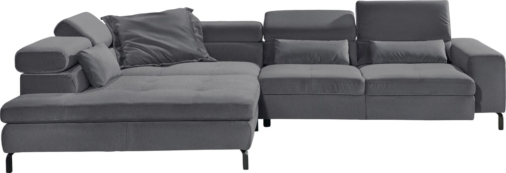 Bild von GALLERY M branded by Musterring Ecksofa "Felicia Due L-Form", Wahlweise mit Sitzvorzug, inkl. Kopfteilverstellung, Sitzhöhe 43 cm