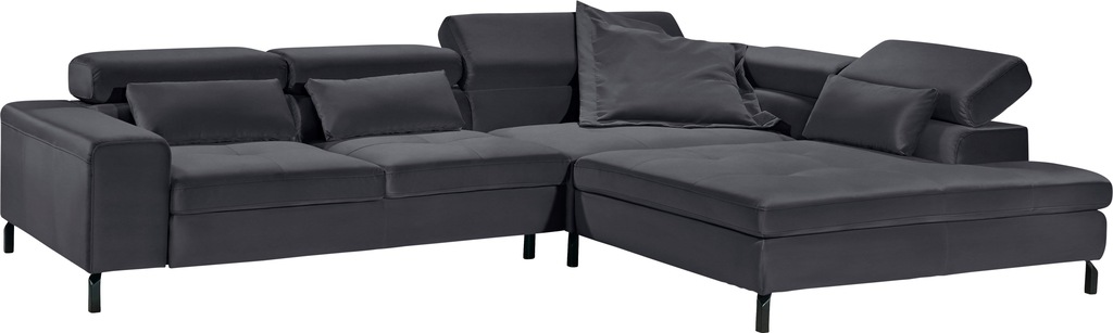 Bild von GALLERY M branded by Musterring Ecksofa "Felicia Due L-Form", Wahlweise mit Sitzvorzug, inkl. Kopfteilverstellung, Sitzhöhe 43 cm