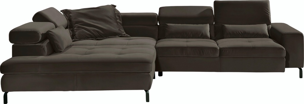 Bild von GALLERY M branded by Musterring Ecksofa "Felicia Due L-Form", Wahlweise mit Sitzvorzug, inkl. Kopfteilverstellung, Sitzhöhe 43 cm
