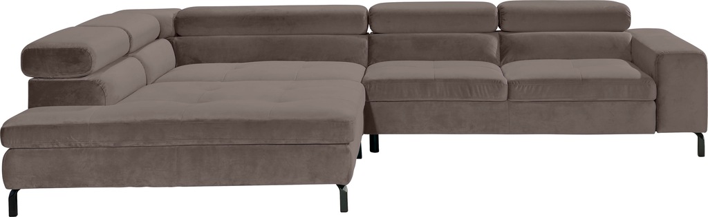 Bild von GALLERY M branded by Musterring Ecksofa "Felicia Due L-Form", Wahlweise mit Sitzvorzug, inkl. Kopfteilverstellung, Sitzhöhe 43 cm